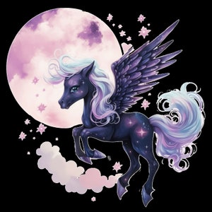 iron-on patch; Iron-on motif, unicorn