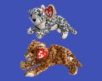 ty ぬいぐるみ ヒョウ ビーニーベイビーズ ユキヒョウ TY ビーニー