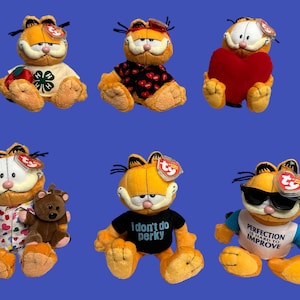 TY Beanie Babies - Garfield (9''). Stan idealny.