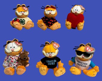 TY Beanie Babies - Garfield (9 ''). Tadelloser Zustand.