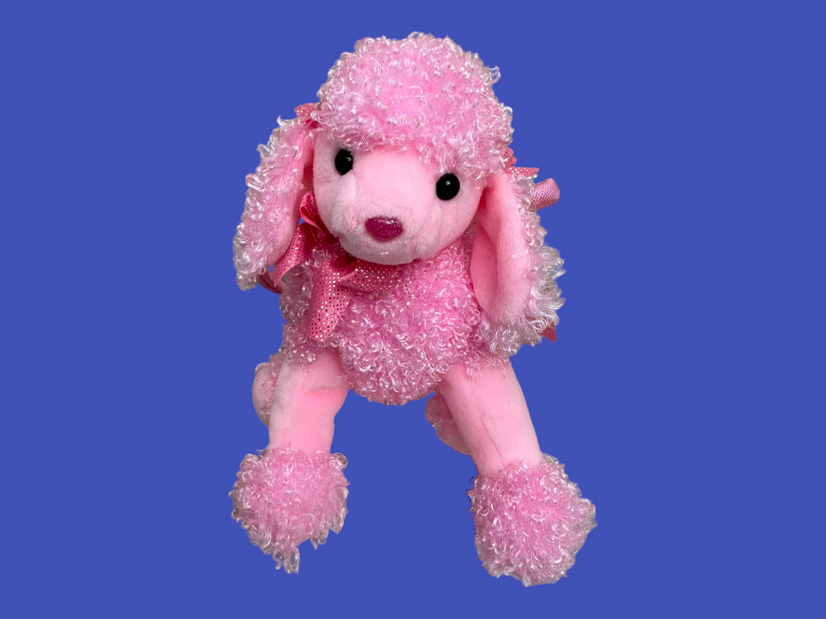 Stuffed pink poodle - Etsy 日本