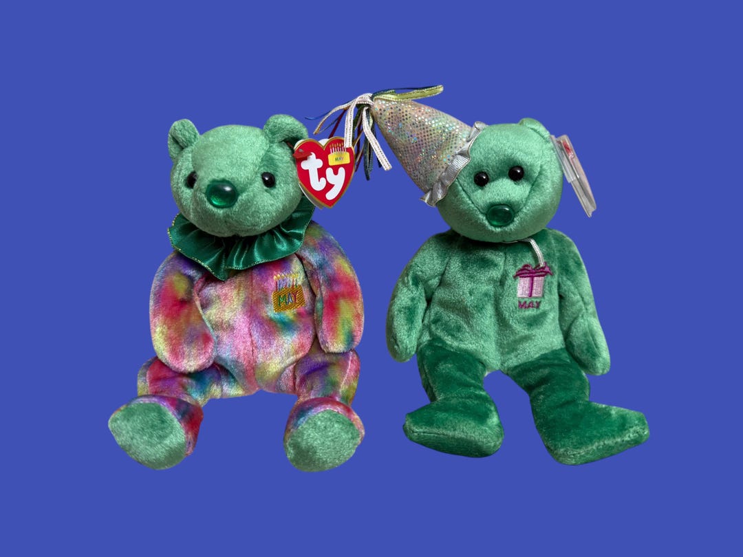 Happy Birthday Beanie Baby May Birthday Bear TY Beanie Babies