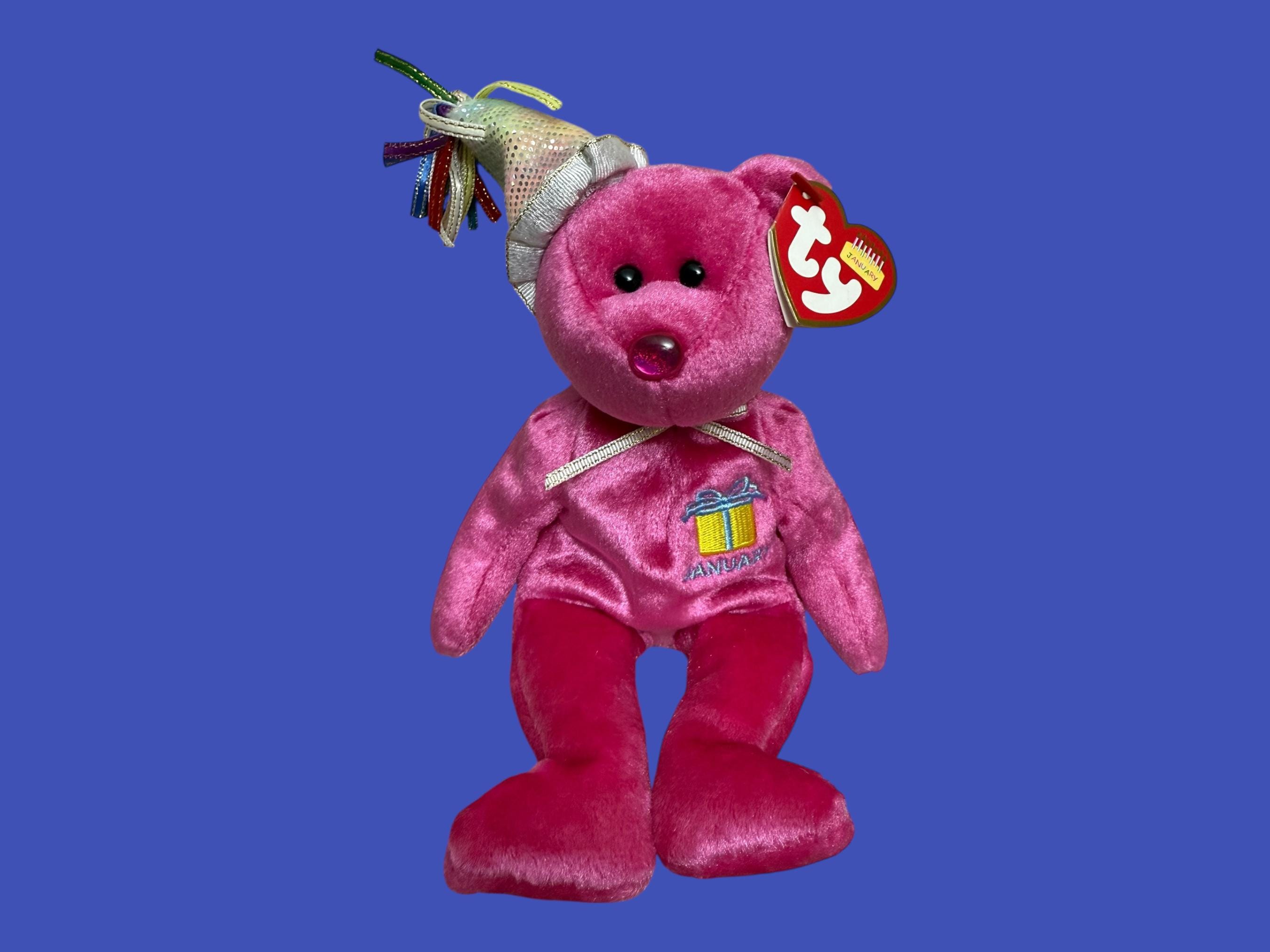 TY Beanie Babies - Happy Birthday Bears JANUARY (7