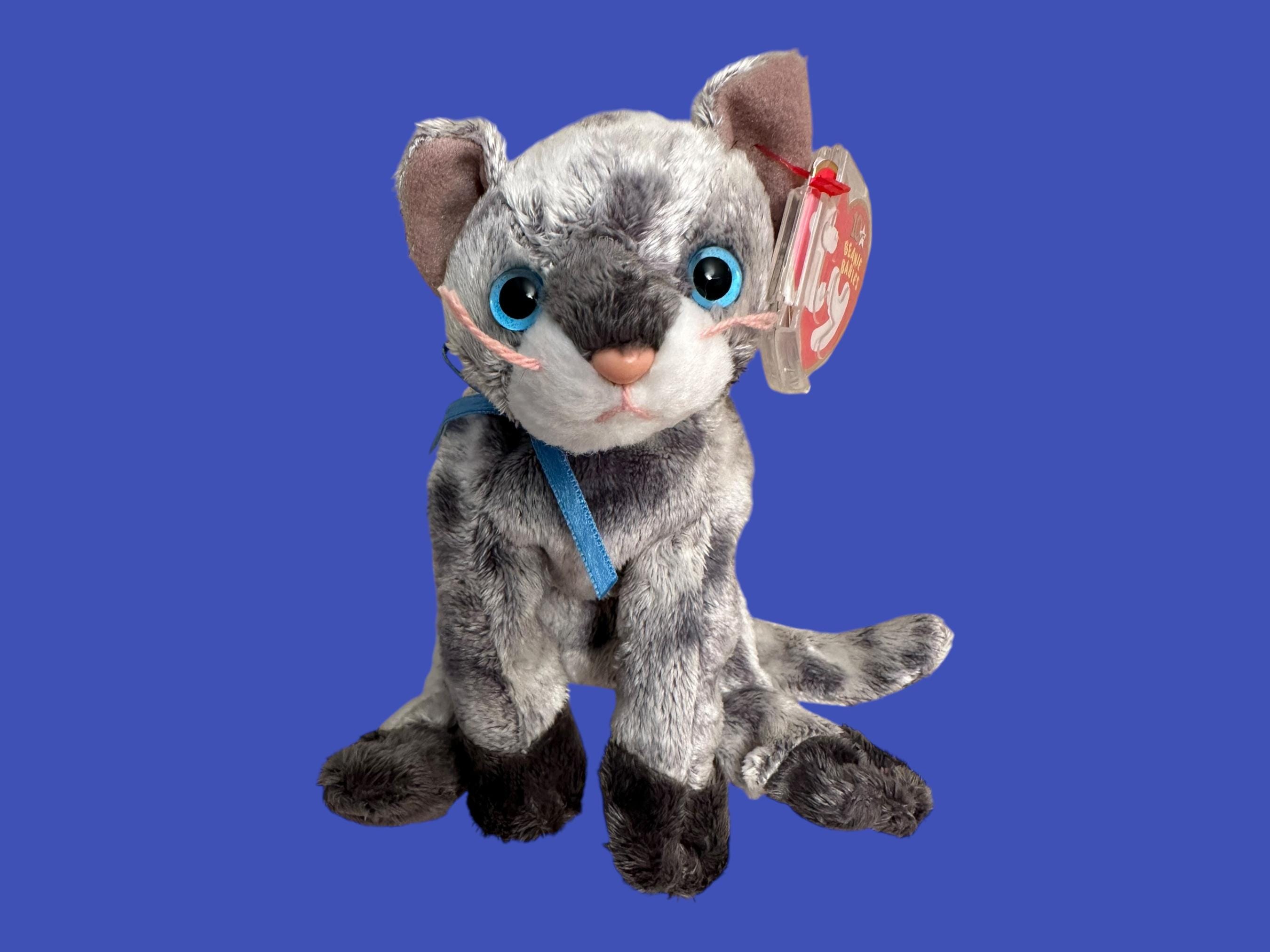TY Beanie Babies - Frisco the Grey and White Cat (7