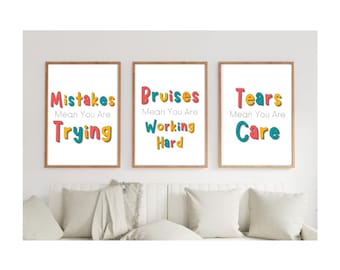 Affirmations for Kids, Classroom Posters, I Am Affirmations, Playroom Poster, Affirmations Poster, Homeschool Decor, I Am Kind Smart Loved