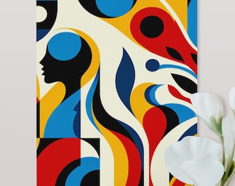 Matisse Reverie | Kolorowa sztuka abstrakcyjna | Natychmiastowy wydruk do pobrania