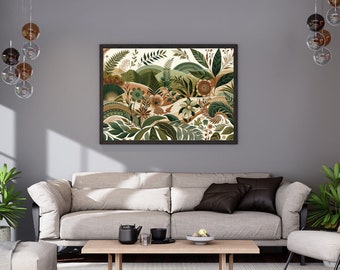 Boho Nature's Canvas | Sztuka botaniczna | NATYCHMIASTOWY DRUKU DO POBRANIA
