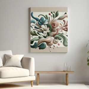 Abstract Botanica | Plant Art | INSTANT DOWNLOADABLE PRINT