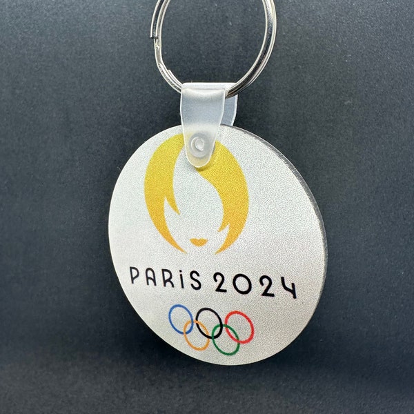 Porte clé personnalisé JO, jeux olympiques 2024, Torche