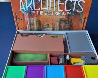 Brettspiel Architekten des Westfrankenreichs (+ Wunder-Erweiterung) Organizer / Inlay / Insert