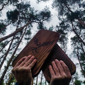 Sadhu Board Copper, Yoga women gifts, Sadhu Board Beginner 8mm, Nail Board, Meditation Gift, Sadhu Board Natural Wood, Unique Handmade Gift