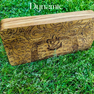 Small Dark Brown Solid Wood Sadhu Board – Handmade Meditation Board for Yoga Practice