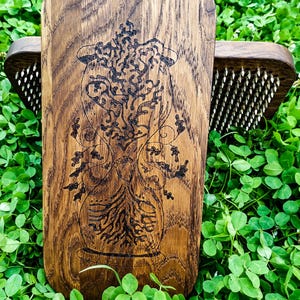 Sadhu Board 8mm for Beginner, Custom Meditation Gift, Chakras Tool, Sadhu Board 10mm, Yoga Gift, Engraved Wood Nail Board, Spiritual Tools