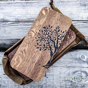 Personalized Custom Gift, Sadhu Board 10mm, Natural Wood Sadhu Board, Yoga Board, Copper Nails Sadhu Board 8, Tree of Life Sadhu Board
