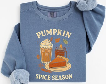 Pumpkin Spice Sweatshirt: Cozy Fall Coffee Lover Jumper