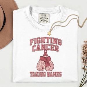 Funny Cancer Boxing Unisex T-shirt, Cancer Awareness Shirt, Inspirational Survivor Tee, Cancer Support Gift, Chemo Warrior Shirt