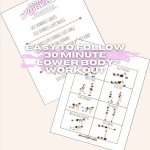 30 Minute Lower Body Workout | Month 1 | Digital Download