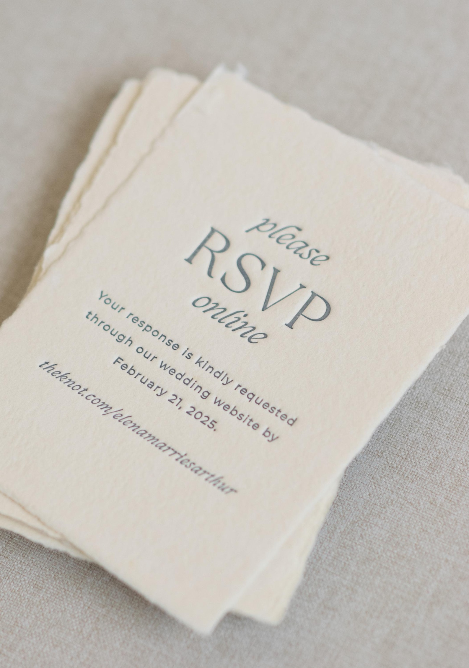 Handmade Paper Invitations Letterpress Wedding Invitation, Elegant Handmade Paper Invitations ...