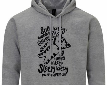 Miękka, zabawna bluza z kapturem Kitty
