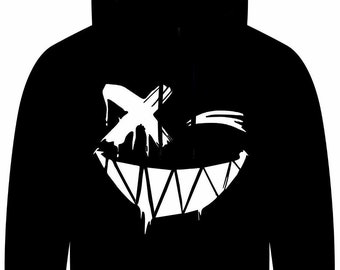 Cross Eye Smile Face Unisex Hoodie