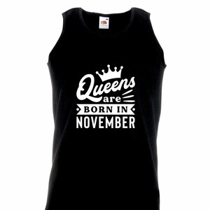 Queens Are Born In November Vest