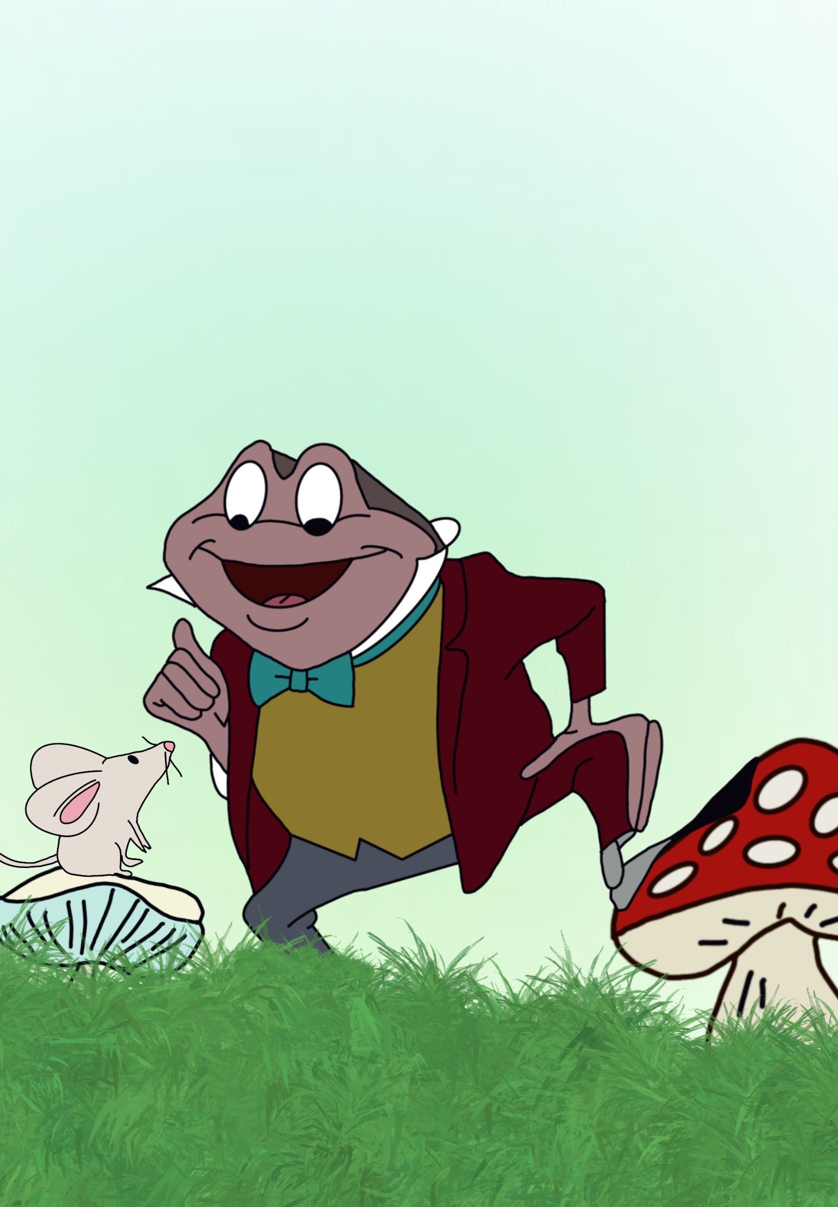 Toad & Mouse Artwork 8x11 Art Print - Etsy