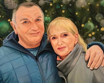 Order a portrait painted for Christmas