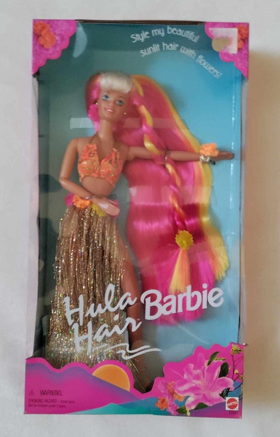 Vintage 1996 Hula Hair Barbie - Etsy