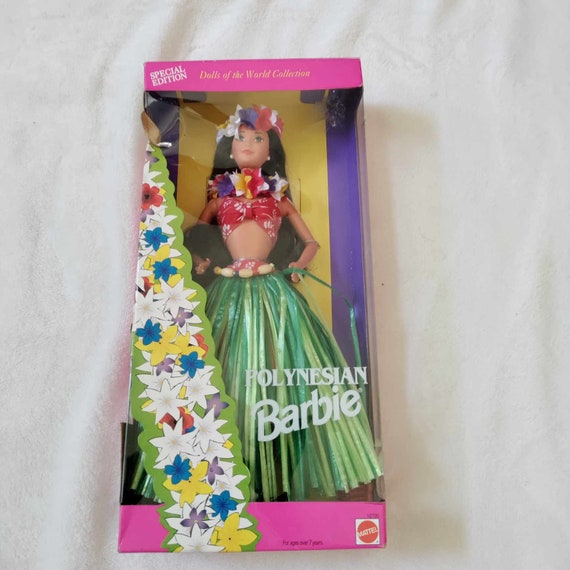 Vintage 1994 Special Edition Polynesian Barbie Dolls of the