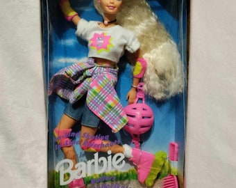 Barbie roller skates doll hotsell
