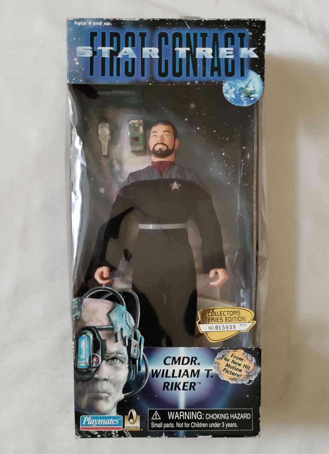 Vintage 1996 Star Trek First Contact Collector Series Edition CMDR