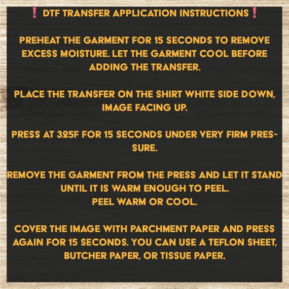 DTF ready to press transfer, Fashion design, apply to clothings in seconds.
