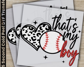 Baseball Mom, Baseball Gift, Baseball Season, Ready to Press, Personalized DTF Transfer, , High Quality, Heat Press DTF Transfer