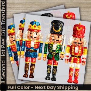 Nutcracker, Christmas DTF Transfers, Ready to Press, Personalized Gifts, Direct to Film, Sublimation Screen Prints, Fast Shipping
