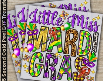 mardi gras ready to press transfers