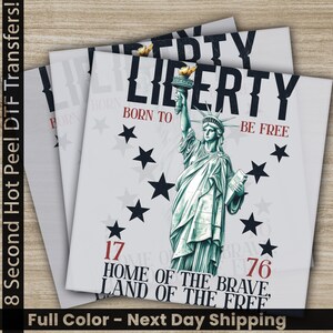 Home Of The Free Because Of THe Brave, 4TH Of July DTF Transfers, Memorial Day, Independence Day, Ready to Press, Personalized, Heat Press