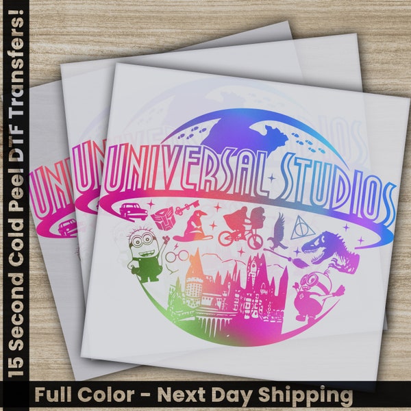 Universal Studios Trip, Ready to Press, Personalized DTF Transfer, Disney Gifts, Heat Press DTF Transfer