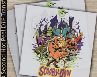 Vintage Scooby Doo Disney Halloween DTF Transfers, Ready To Press
