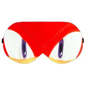 Knuckles echidna face eye sleep sleeping mask blindfold blindfolds eyes pillow slumber night relax masks good health idea gift gifts present