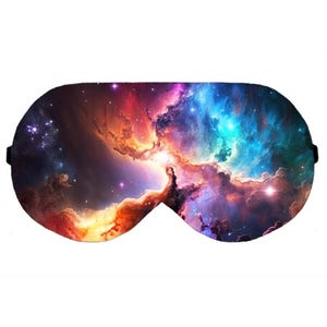 Galaxy Space eye sleep mask blindfold sleeping travel slumber pillow masks blindfolds eyes accessory kit idea gift present for men women