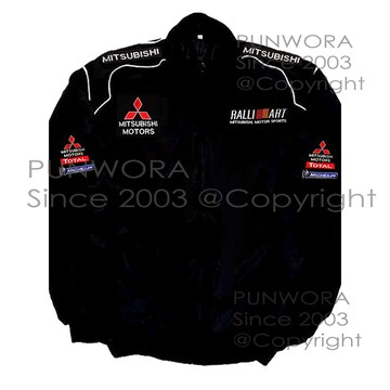 Mitsubishi Pit Crew Jacket Vintage Retro Motorsport Motor Sport Autosport Auto Racing Race Rally Gear Car Coat Coats Jackets Size M L XL XXL