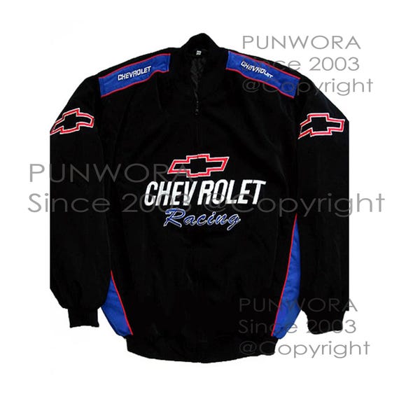 Chevrolet Pit Crew Jacket Vintage Retro Motorsport Motor Sport - Main Image
