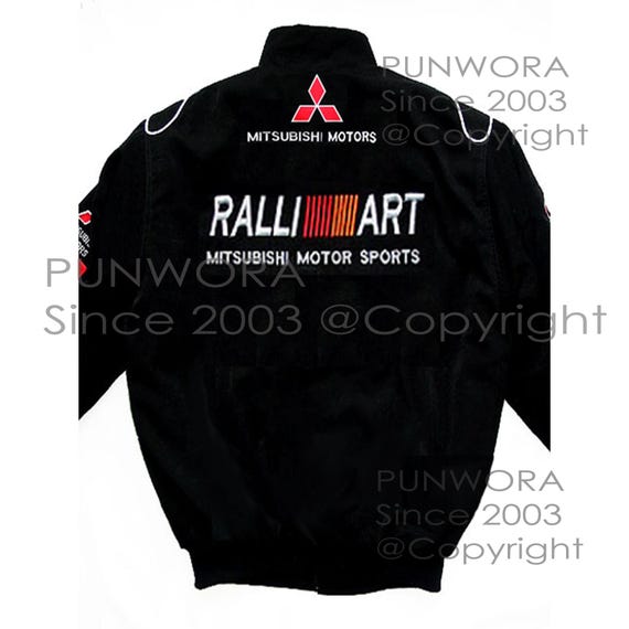 Mitsubishi Pit Crew Jacket Vintage Retro Motorsport Motor Sport Autosport Auto Racing Race Rally Gear Car Coat Coats Jackets Size M L XL XXL