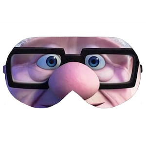 Carl Fredricksen Up eye sleep sleeping mask blindfold eyes pillow slumber night relax masks light block wear blindfolds idea gift present