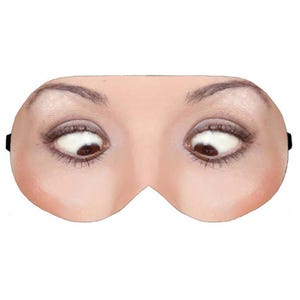Funny eye sleep mask blindfold blindfolds slumber eyes pillow relax sleeping blackout masks for health idea gift gifts for woman women her