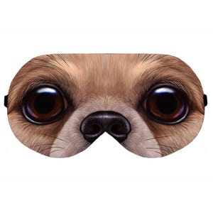 Chiwawa Dog face eye sleep sleeping mask blindfold eyes pillow slumber night relax masks light block eyeshade blindfolds idea gift present