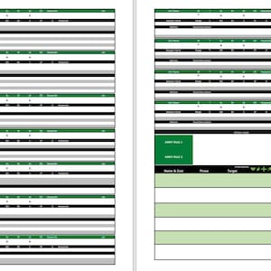 40k 10th Edition Army Sheet Template - Excel Document - Hassle Free Army Sheet