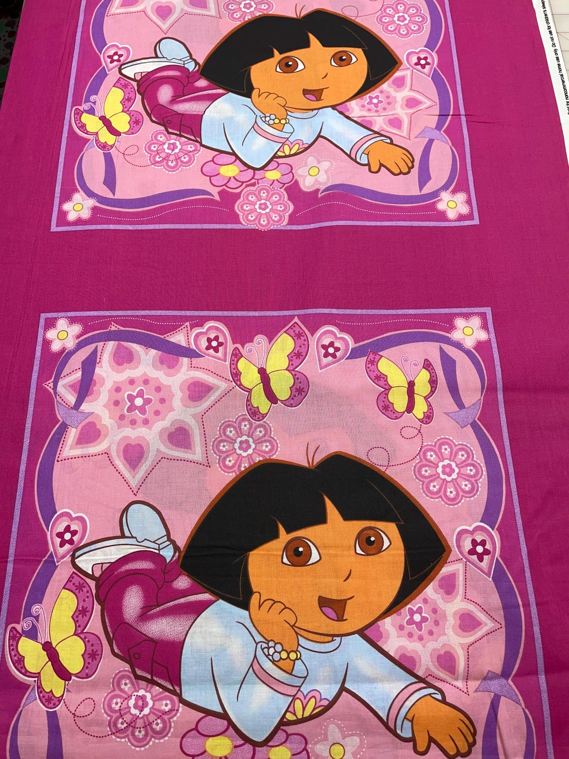dora-the-explorer-daydreaming-pillow-panels-etsy