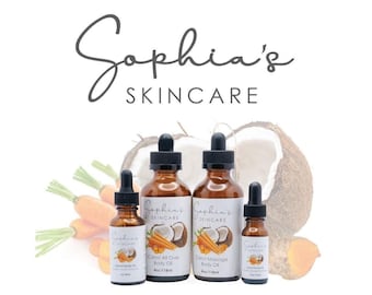 Sophia's Skincare Carrot Facial Oil 15ml/30ml