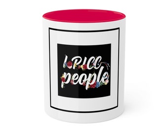 I PICC People Coffee Mug, Vascular Access Floral Design